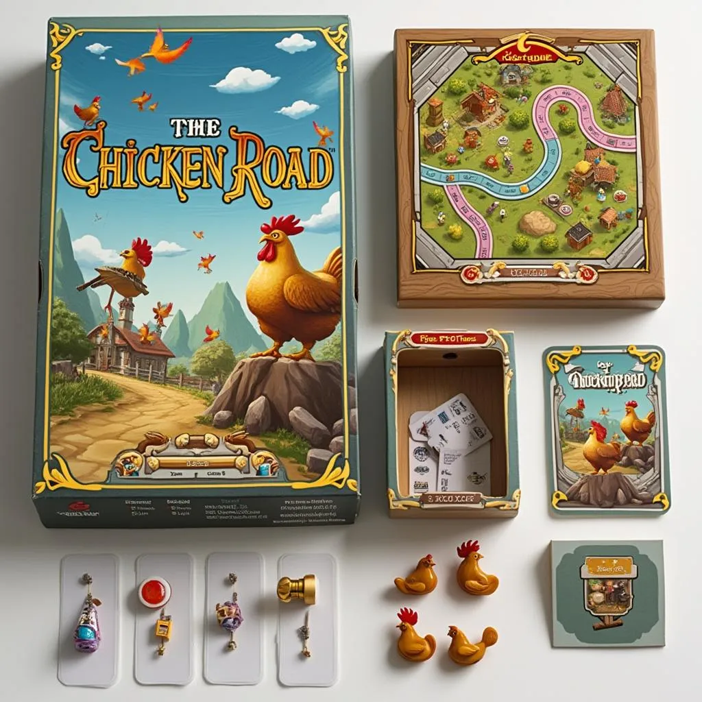 Chicken Road game components being manufactured